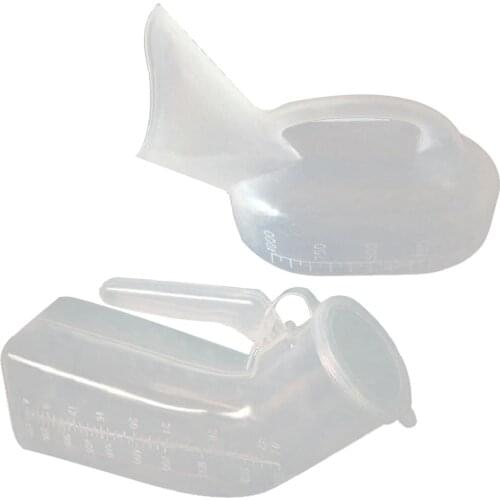 1000ml Portable Kids Adults Mobile Toilet Outdoor Travel Potty Urinal Aid Bottle Thereare two types available for female or male