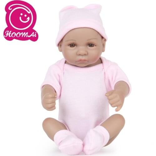 25CM Wholesale Reborn Doll High Quality Cute Mini Full Silicone Newborn Baby Toy Lifelike Doll Children Birthday Gifts 10 Inch