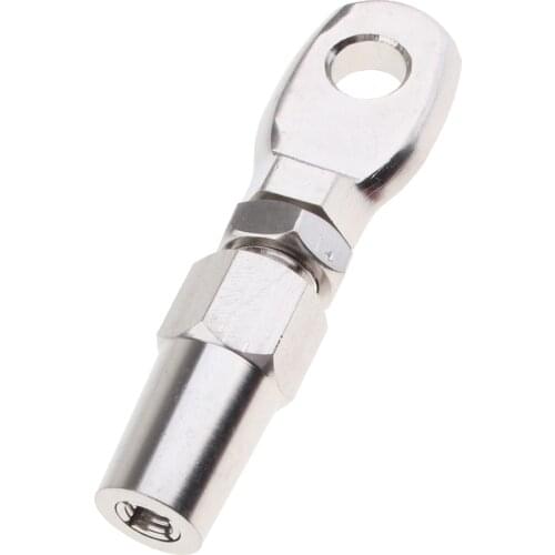 316 10mm Wire Cable Rope Eye Rigging Terminal Swageless DIY Fittings