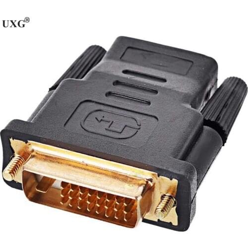 DVI Male To HDMI-compatible Female Adapter DVI (24 + 1) To HD-connector For HDTV Projector HD-to DVI