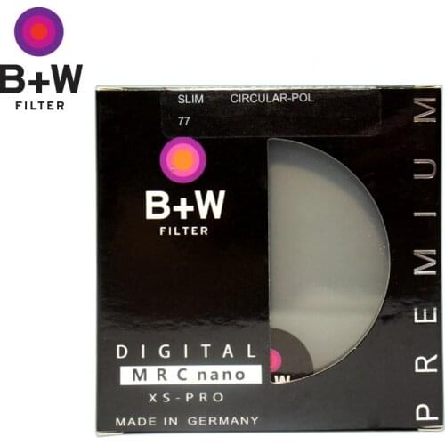 B+W XS-PRO MRC Nano CPL Polarized Filter 49mm 52mm 55mm 58mm 62mm 67mm 72mm 77mm 82mm For Camera Lens