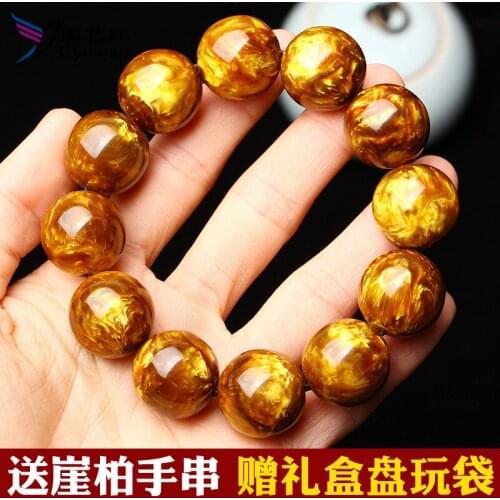 Fidelity Gold Lines Sea Willow Bracelets Mens 2.0 Buddha amber Beads Bracelets Black Coral Collection Class Beeswax