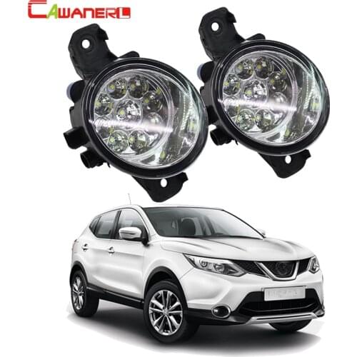 Cawanerl 2 X Car Styling Fog Light LED Light Daytime Running Light 12V DC For Nissan Qashqai / Qashqai +2 (J10, JJ10) 2007-2012
