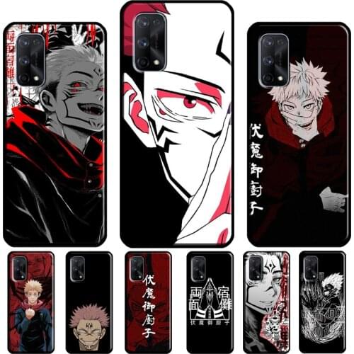 Jujutsu Kaisen Ryomen Sukuna Anime For OPPO Realme 8 Pro 6 7 Q3 7i C21 C3 GT Cover For OnePlus 8 9 Pro Nord 7T 8T Phone Case
