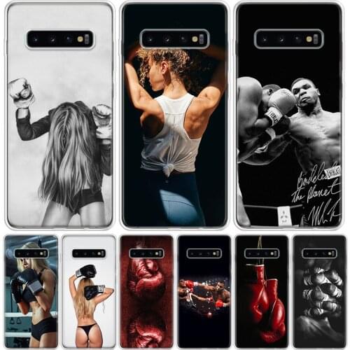 Fight Boxing aesthetic Girl Cover Phone Case For Samsung Galaxy S10 S20 Ultra Note 10 9 8 S9 S8 J4 J6 J8 + Lite Plus Pro S7 Coqu