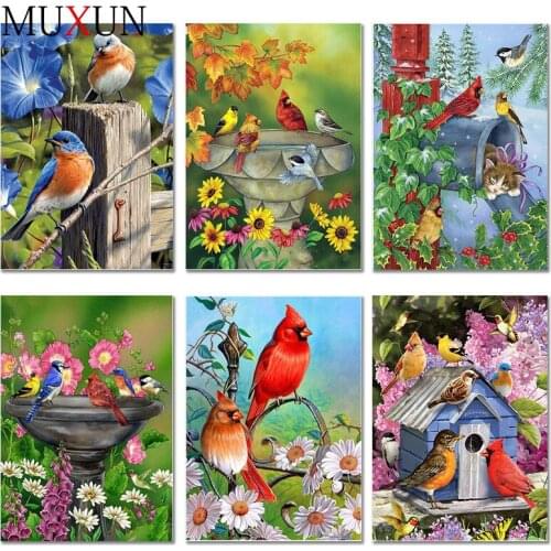 Diy Crystal Beautiful Diamond Embroidery Animal Full Diamond Painting Animal Diamond Mosaic Paintings Brid Gift Home Decor Er039
