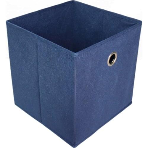 Factory Non-Woven Fabric Foldable Storage Boxes Clothes Socks Toy Snacks Sundries Folding Storage Bins Home Storage Organizer