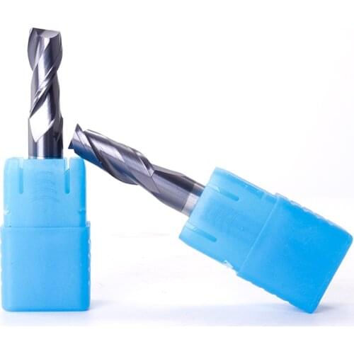 Router Bit Cutting HRC50 2 Flute 4mm 6mm 8mm 10mm 12mm Alloy Carbide Tungsten Steel Milling Cutter End Mill Metal Milling Tools