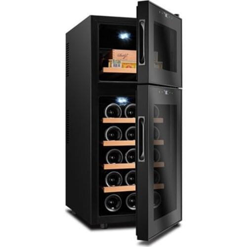 FUKE FK-18C Thermostatic Control Wet Cigar Cabinet 2 With Red Wine Ark Of Red Wine a Two - feel Cigars
