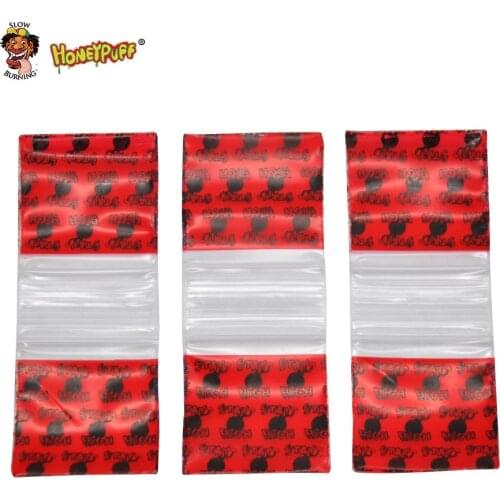 HONEYPUFF Resealable Cellophane Small Organizer Bag Packing Storage Seal Jewelry Bags Portable Sundries Storage Container