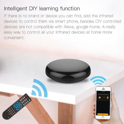 IR Controller Blaster Infrared Wireless Remote Control via Smart Life Tuya APP Work with Alexa Google Home