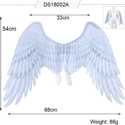 Mardi Gras Halloween boys girls children black white angel wings