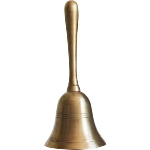 Handmade Brass Golden Rattle Training Meeting Bell Activity Meeting Bell Antique Collection Lucky Crafts