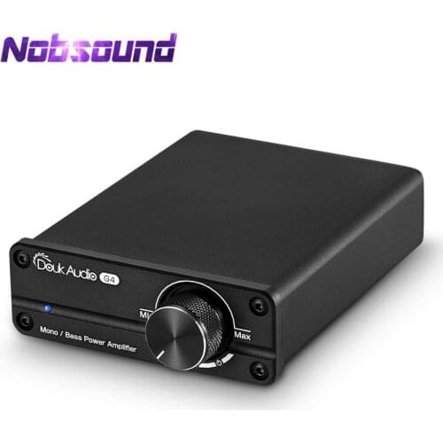 Nobsound Mini Subwoofer/Full-Frequency Mono Channel TPA3116 Digital Power Amplifier HiFi Integrated Class D Amp 100W