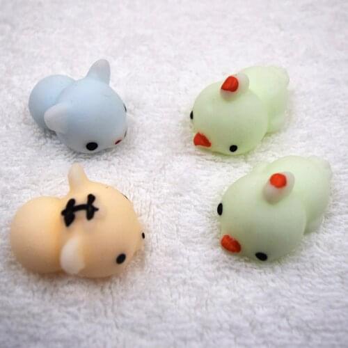 Mini Squishy Cute Animal Antistress Ball Squeeze Soft Sticky Stress Release Funny Gift Toy
