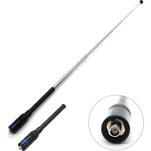 NAGOYA NA-773 SMA Female SMA-F Dual Wide Band Flexible Antenna VHF/UHF 144/430MHz Two Way Radio BAOFENG UV-5R BF-888S UV-82 etc