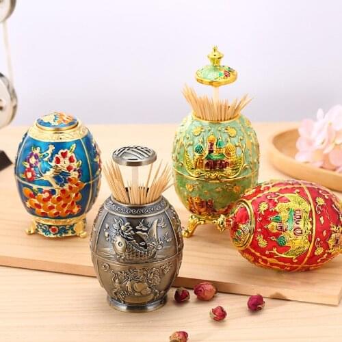 Nordic Push Toothpick Box Luxury Creative Automatic Restaurant Toothpick Holder Household Beautiful Toothpick Storage Box