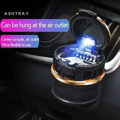 Ashtray Ceramic Cup Holder For Toyota Chr Yaris Camry Auris 2020 Rav4 Avensis T25 Platz Corolla 2015 Luxury Car With Led Light