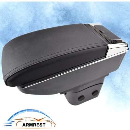 Armrest USB interface Storage Box Arm rest PU Leather Center console Container Pad For Chevrolet Cruze Holden Cruze 2009 - 2015