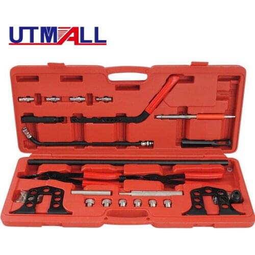 Engine Cylinder Head Service Tool Universal Valve Spring Compressor Repair Kit&valve plier auto tools kit