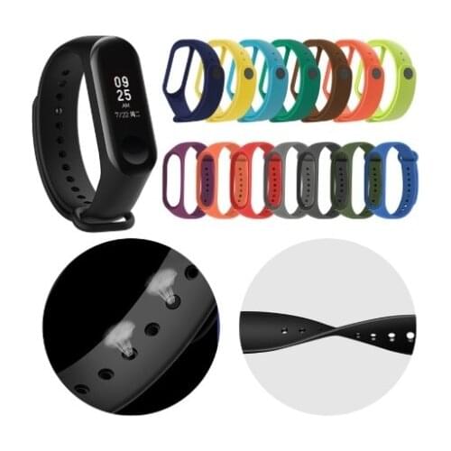 Strap For Xiaomi Mi Band 5 4 3 Silicone Wristband Bracelet Replacement For Xiaomi Band 4 MiBand 5 4 3 Wrist Color TPU Strap