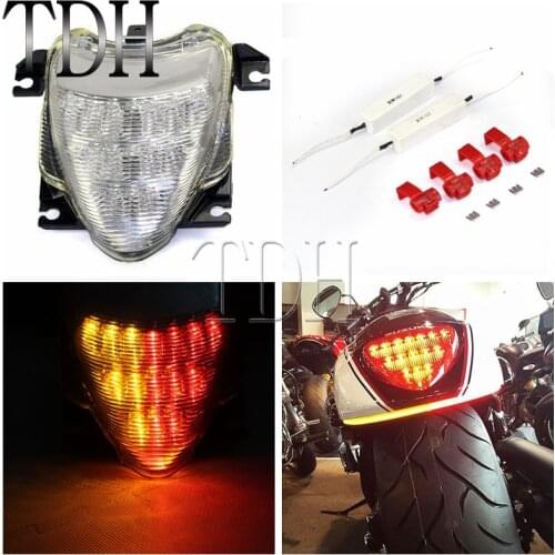 For Suzuki Boulevard M109R VZR1800 M1800R Moto Rear Lights Motorcycle Tail Brake Stop Light Indicator Blinker Lamp 2006-2015