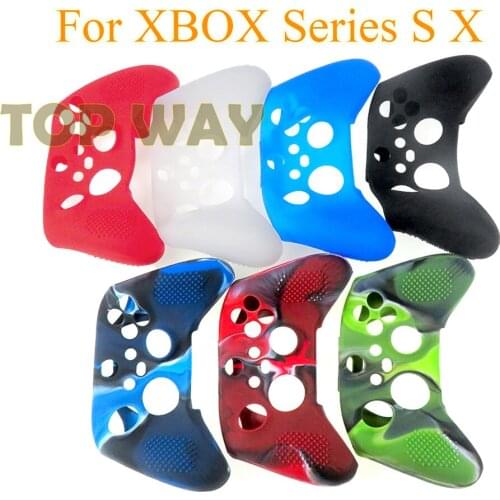 10pcs Anti slip Silicone Rubber Cover Skin Case For Xbox Series X S Slim Controller Stick Grip Protector Gamepad Accessories