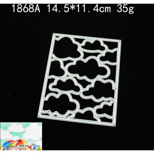 2021 Cloud Metal Cutting Dies DIY Scrapbooking Paper Photo Album Crafts Knife Mould Cards Embossing Mold Stencils for Decor