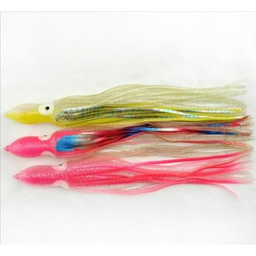 5Pcs Fishing Artificial Bait Soft Plastic Lure Octopus Beak Lure