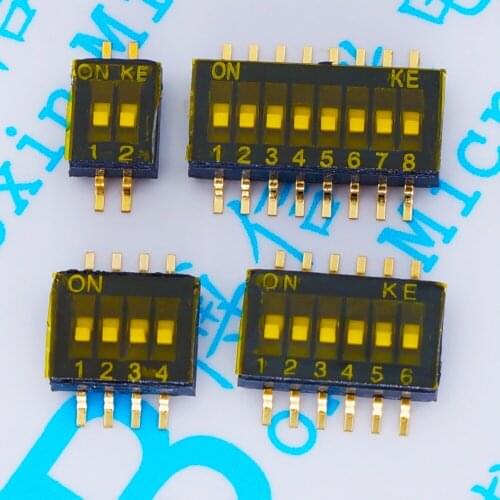 50Pcs/Lot Original 1.27 2P Bit Code Switch 1.27Mm Toggle Switch