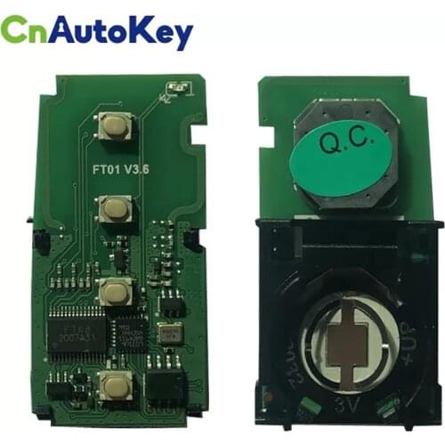 Aftermarket FT-P0020B Smart Key Universal Remote Key for Toyota 8A Support Renew and Rewrite for KH100 K518
