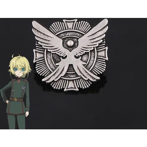The Saga of Tanya the Evil Pins Brooch Tanya Degurechaff Badge Brooches for Women Men Bag Hat Clothes Lapel Pin Jewelry
