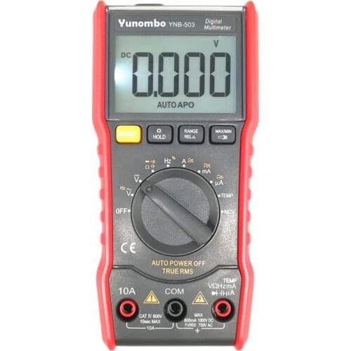 Yunombo 6000 Counts Digital Multimeter NCV Mini Auto Range AC/DC voltage Current Resistance Capacitance Diode with backlight