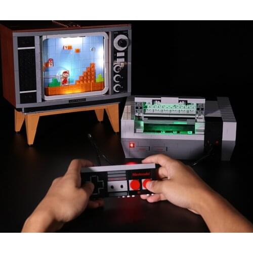 LED Lighting Kit for Super Nintendo NES Red and White Machine 71374 (Only LED Light, No Block Kit)