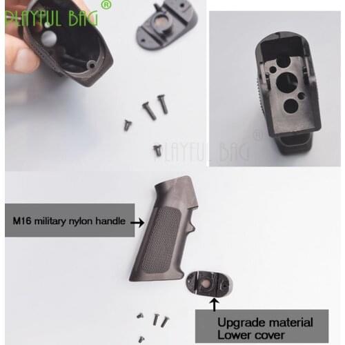 M110 M16A1 M16A4 nylon handle Jinming water bullet gun fittings new Weill M4 grip TTM MGPPLAY upgrade material Lower cover M25