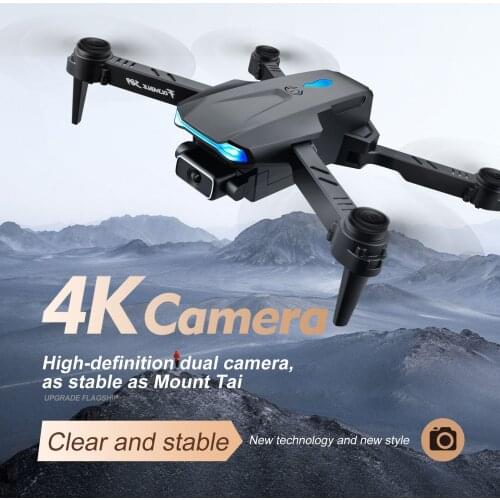 Mini Rc Drone With Camera 4k Hd Dual Camera Fpv Wifi Quadcopter Foldable Pockets Remote Control Quadcopter Toys
