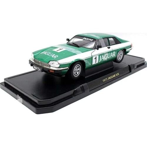 1: 18 Jaguar limited edition collection alloy car model green metal die casting car model XJS 1975 gift ornaments