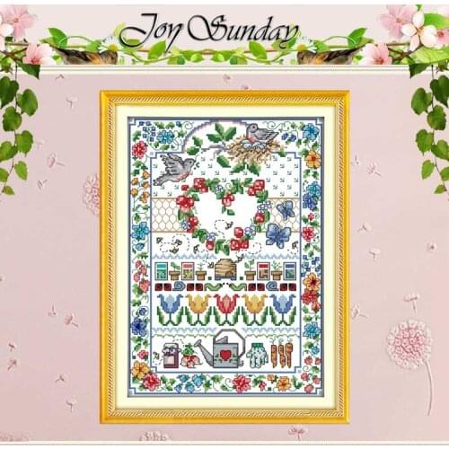 Love counted Cross Stitch 11CT 14CT Cross Stitch Set Wholesale DIY flower Cross-stitch Kit Embroidery Needlework