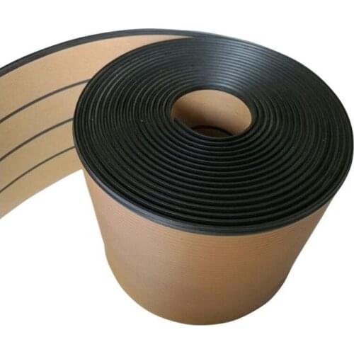Boat Marine Yacht Synthetic PVC Teak Decking Flooring 25 Meter Roll 200mm Wide