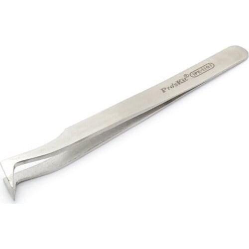 ProsKit 1PK-110T Non-Magnetic Stainless Cutting Tweezer(120MM) Non-magnetic Tweezers Stainless Steel bird tip tweezers