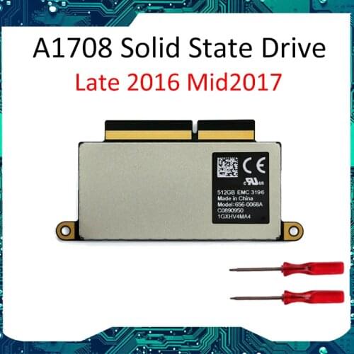 NEW 661-05112 656-0042 656-0045 661-07586 656-0072 PCIe 3.0 NVMe SSD FOR MacBook Pro 13" A1708 Late 2016, Mid 2017 nTB 512G SSD