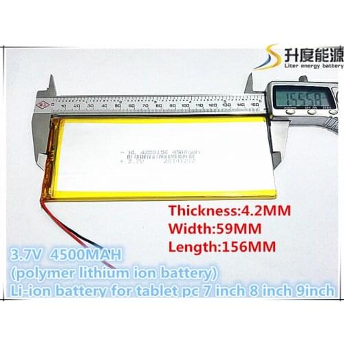 The New Battery 4500mAH Li-ion Tablet pc battery For 7,8,9 inch tablet PC 3.7V Polymer lithiumion Battery With High Quali