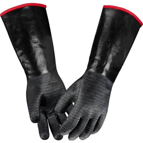 Inkbird 14/18 Inches Cooking BBQ Gloves Neoprene Coating High Temperature Heat Resistance for Barbecue, Gardening,Industrial Use