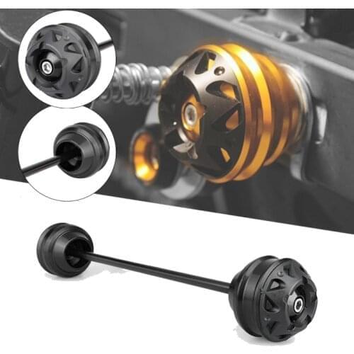 MTKRACING Front Axle sliders Fork wheel protection Crash pad kit For HONDA VFR800X 10-19 VFR1200X/F 10-17 / VFR 800X 1200X 1200F