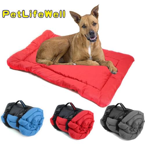Dog Bed Blanket Portable Dog Cushion Mat Waterproof Outdoor Kennel Foldable Pet Breathable Beds For Puppy Kennel Bed For Cats