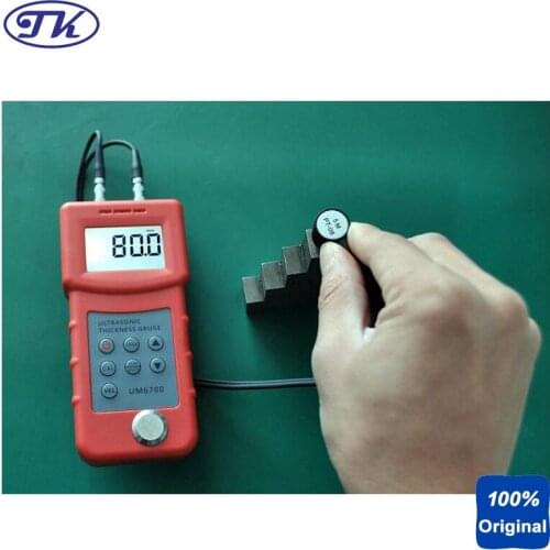 Portable Ultrasonic Thickness Gauge Digital Metal Thickness Testing UM6700