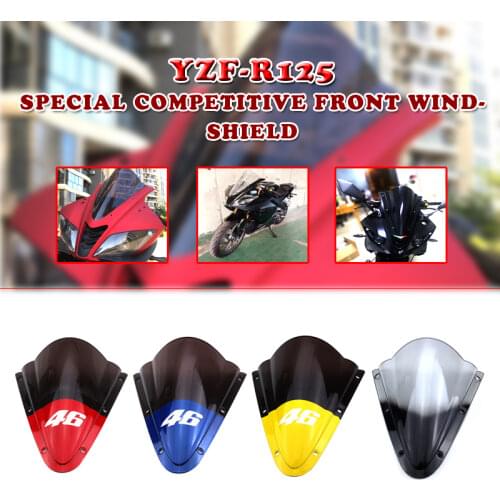 Apply YZF - R125 windscreen heightened competition wind R125 windshield yamahaR125 modified front windshield