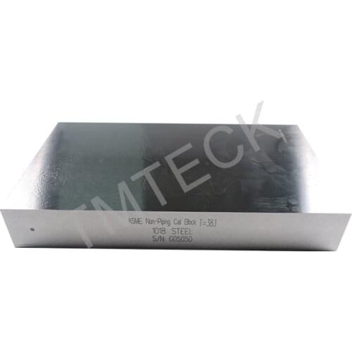 ASME BPVC-V-2015 T=38.1 Basic Ultrasonic test block Carbon Steel block