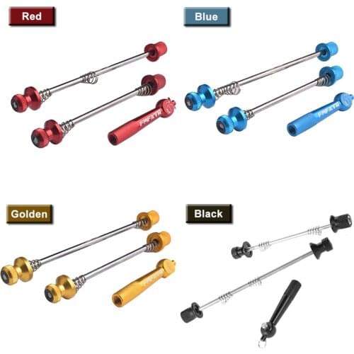 Ultralight Anti Theft Skewers Road Bike Wheels Locking Security Bicycle Post Quick Release Lever with Wrench Mountain Bike Parts