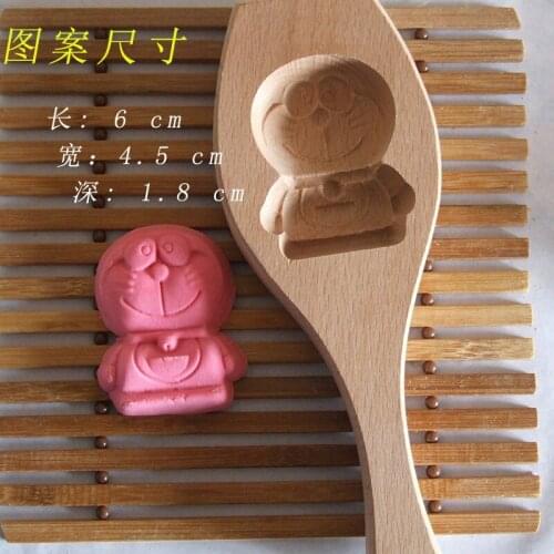 Three-dimensional Zodiac Cartoon wooden moon cake mold / pastry cake Printing mould kitchen tools